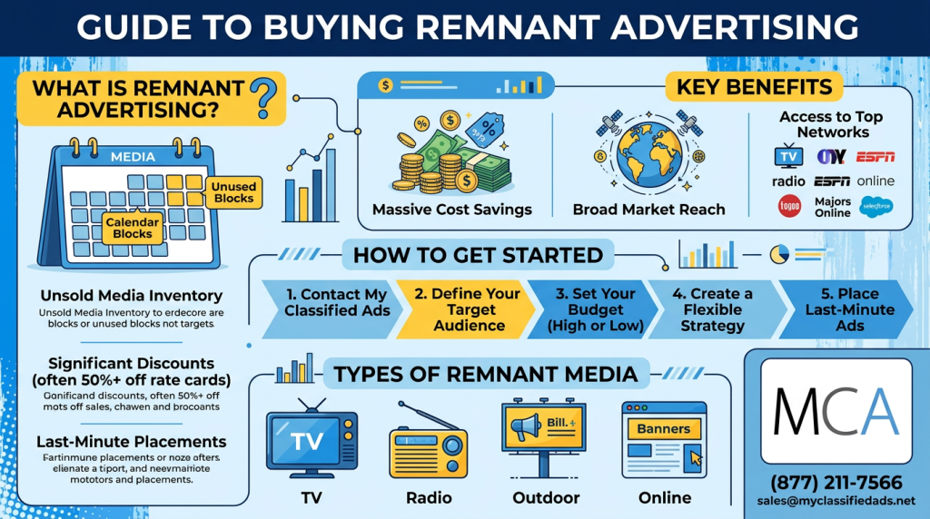Buy Remnant Advertising infographic