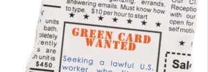 Green Card Ad Perm Advertising Placements requirements for PERM Advertising Labor Certification Ads Perm advertising requirements